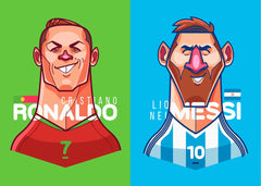Ronaldo And Messi Rival World