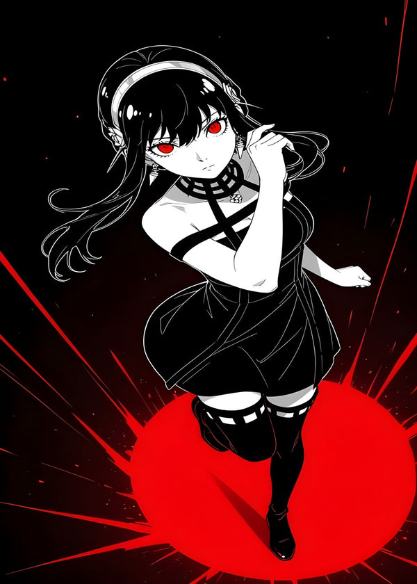 Yor Forger with Crimson Eyes, Spy x Family