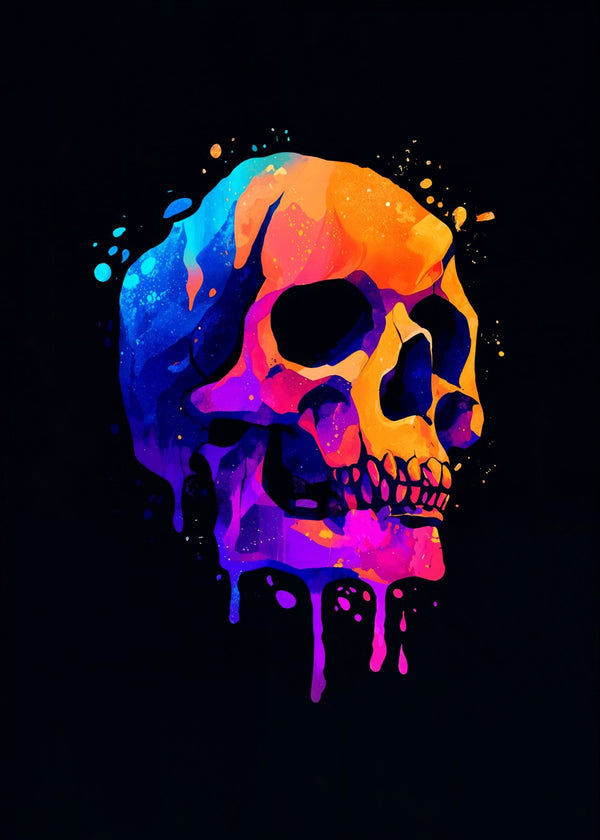 Neon Skull Drip