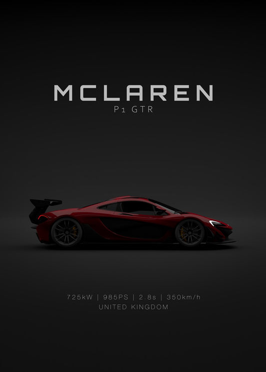 McLaren P1 GTR - Red