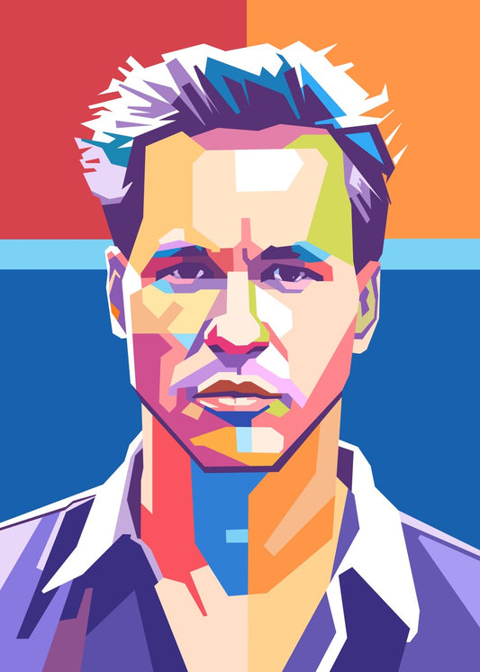 Val Kilmer pop art portrait