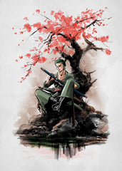 Roronoa Zoro under the tree, One Piece