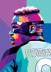 Victor Osimhen in WPAP Style