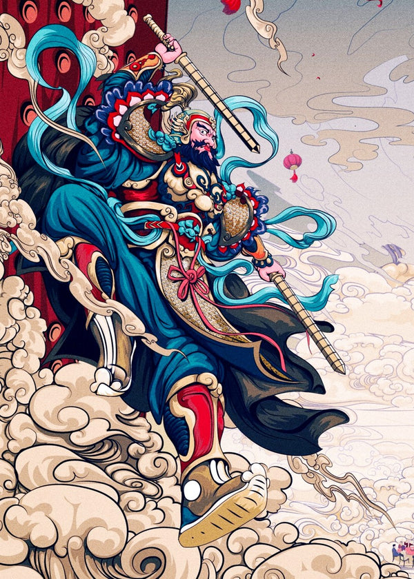 Chinese Opera Asian Warrior Art