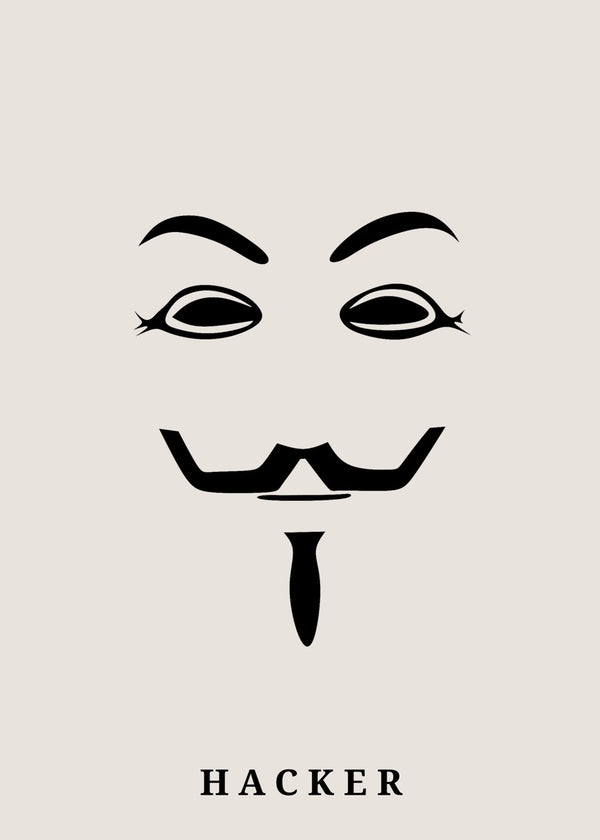 minimalist hacker art