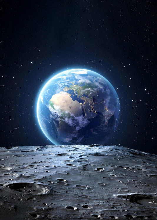 Earth view from Moon