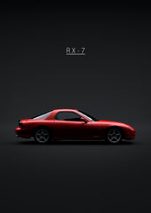 1997 Mazda RX-7 - Red