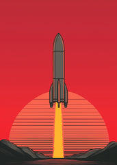 Retro Rocket Launch