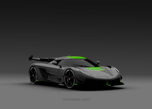 Koenigsegg Jesko Grey