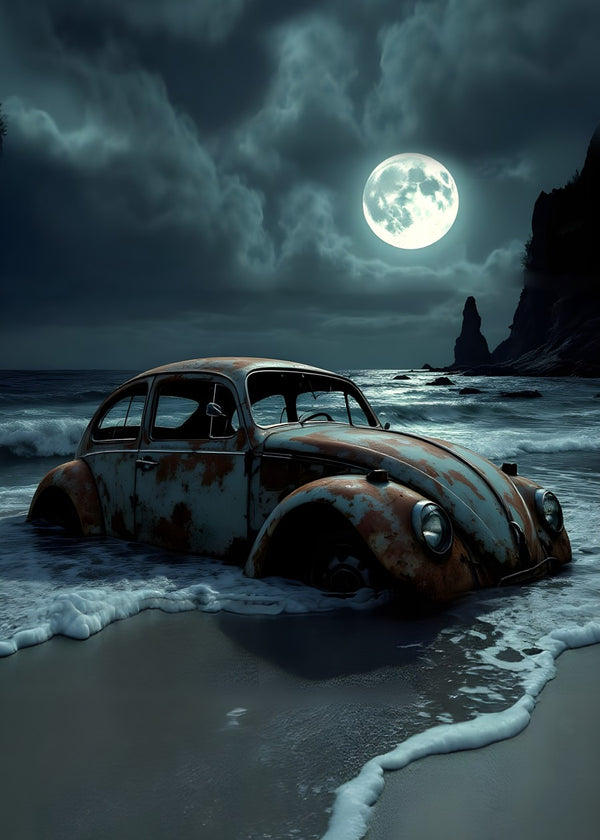 Abandoned VW Beetle