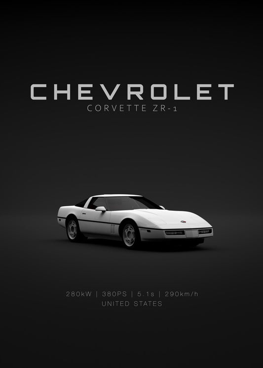 Chevrolet Corvette C4 ZR-1 Whi
