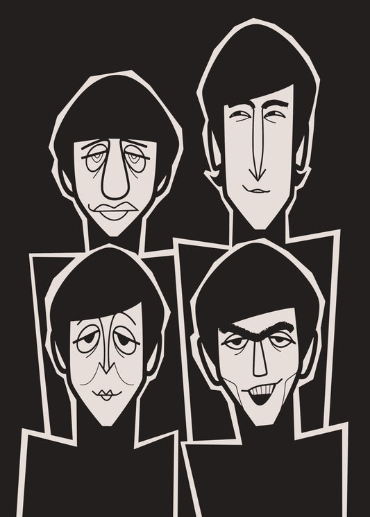 Stylized Beatles