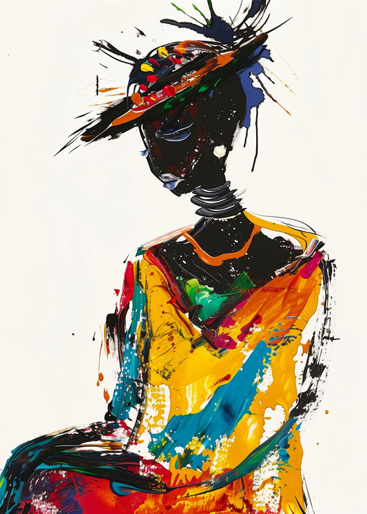 Color Splash Muse Abstract