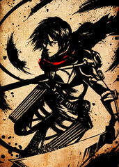 Mikasa Ackerman, Attack on titan 