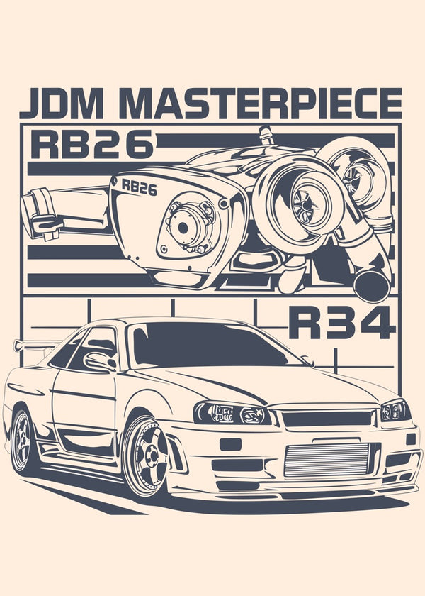 Jdm Masterpiece RB26 R34