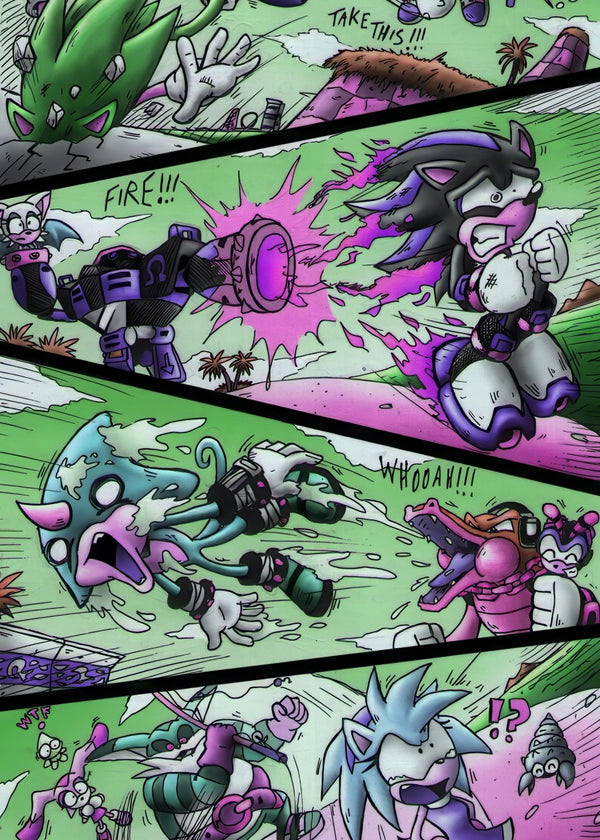 Sonic Comic Panel