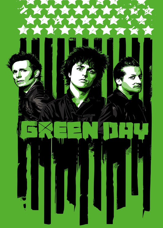 Green Day Band Poster Art