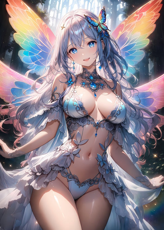 Anime Butterfly Girl
