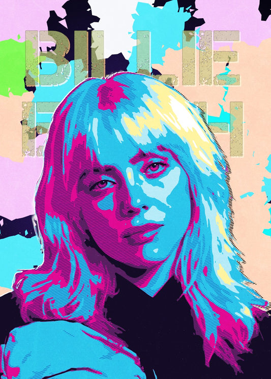Billie eilish pop art (2)