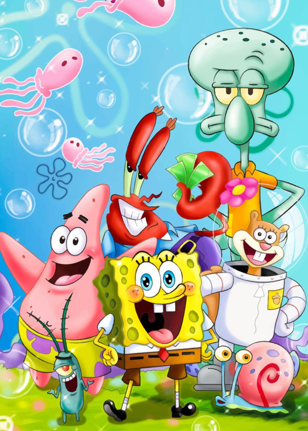 SpongeBob and friends