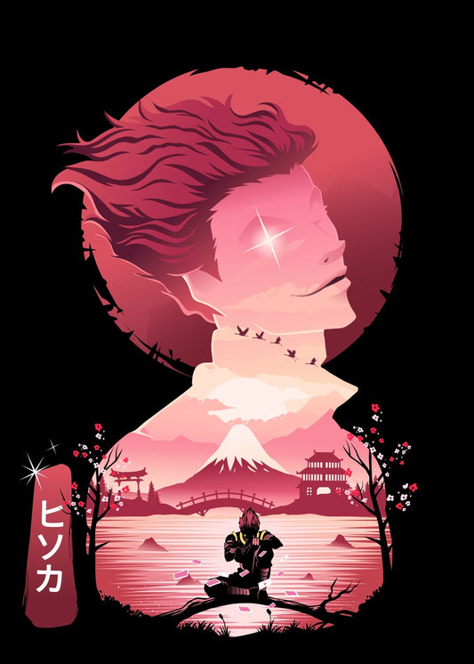 Hisoka silhouette, hunter x hunter