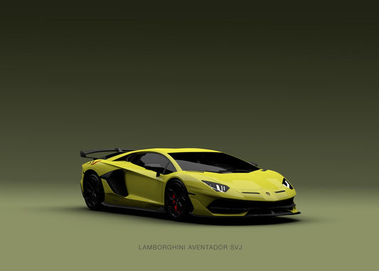 Lamborghini Aventador SVJ Yell