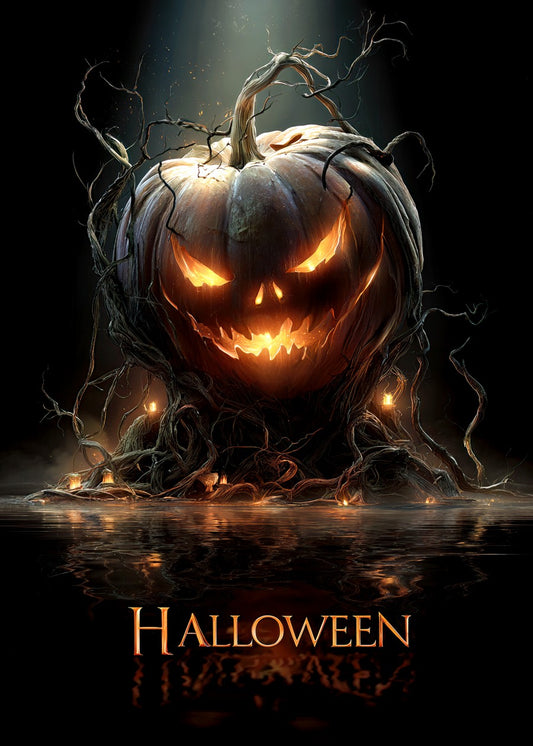 Sinister Halloween Pumpkin