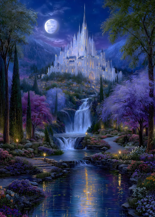 Enchanted Moonlit Castle