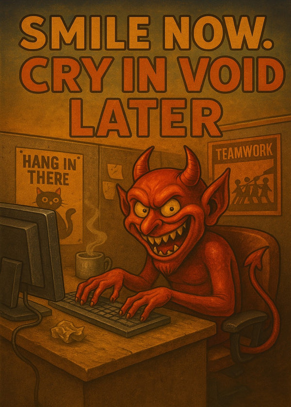 Smile now cry in void later