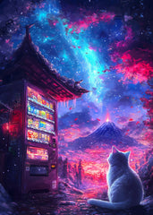 Celestial Volcano Eruption and Vending Machine Adventure