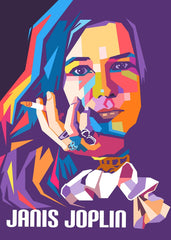 Janis Joplin wpap art