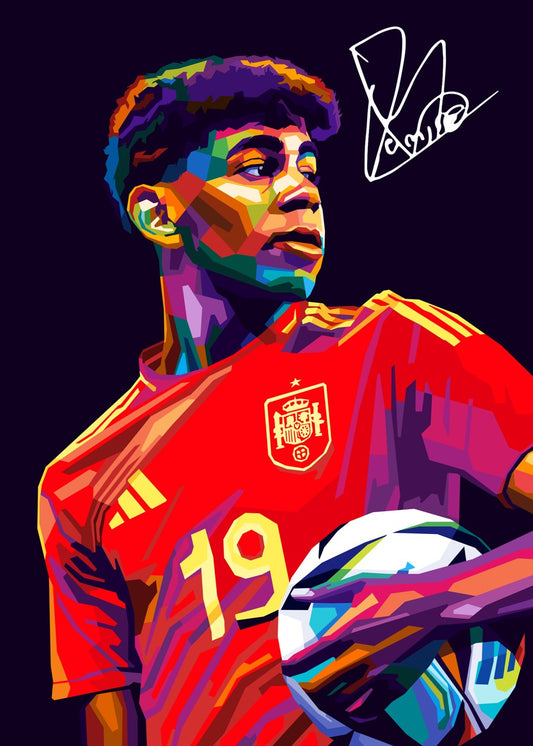Lamine Yamal Footballer Pop Ar