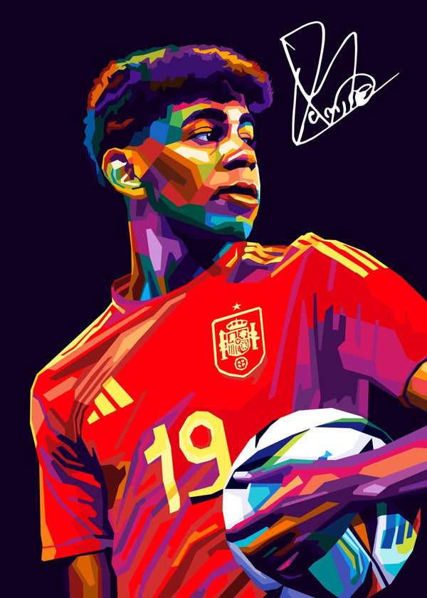 Lamine Yamal Footballer Pop Ar