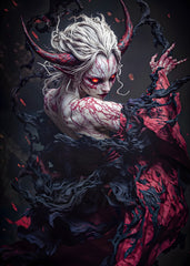 Fiery Gaze of the Demoness