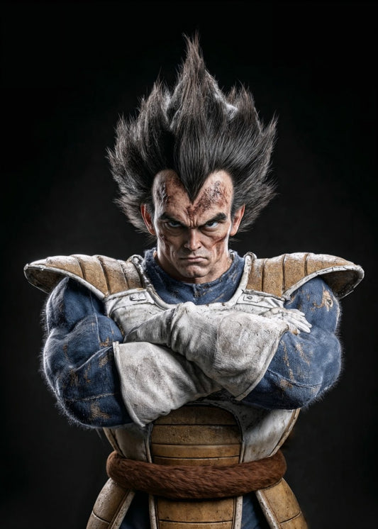 Vegeta semirealistic, Dragon ball