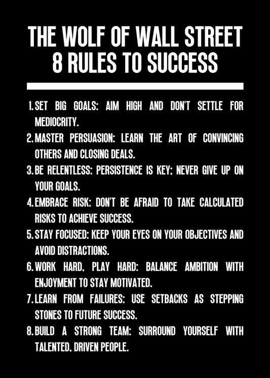 8 Rules to Success