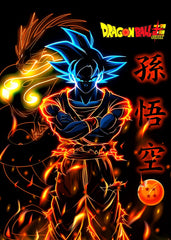 dragon ball goku orange