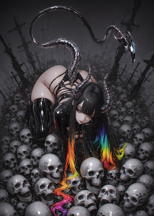 Rainbow Among Skulls