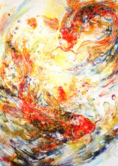Abstract Koi