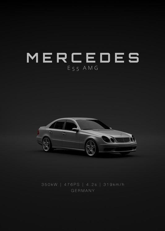 MERCEDES E55 AMG Grey W211