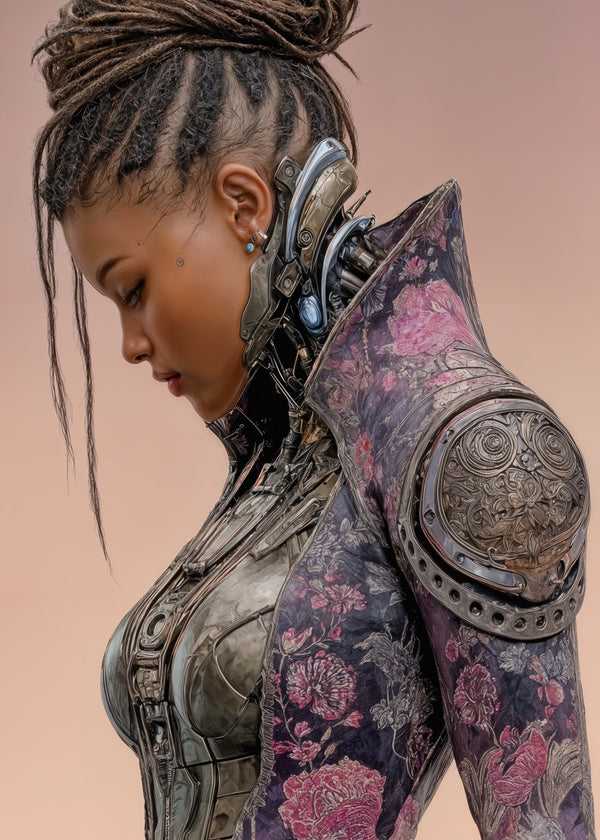 Cybernetic Muse: Side Profile