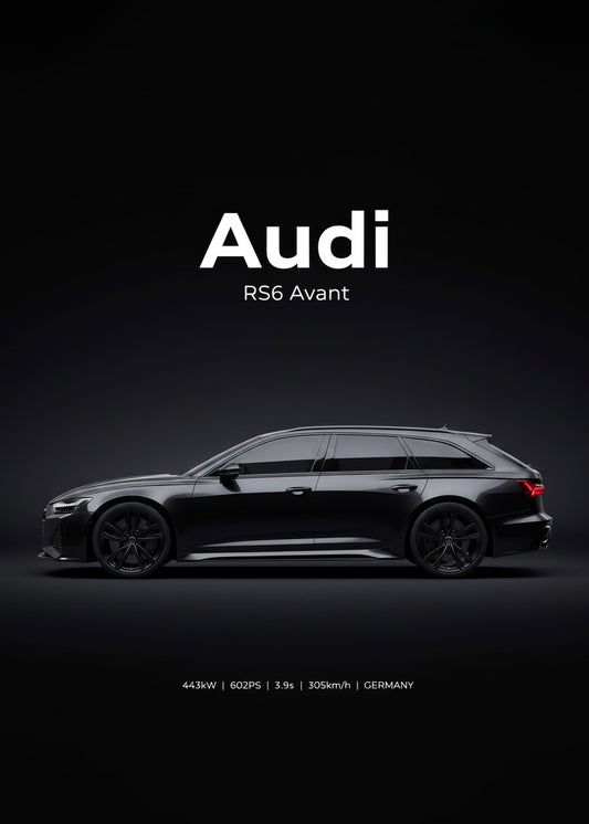 AUDI rs6 avant black