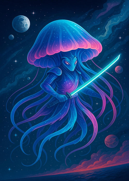 Cosmic Jellyfish Samurai