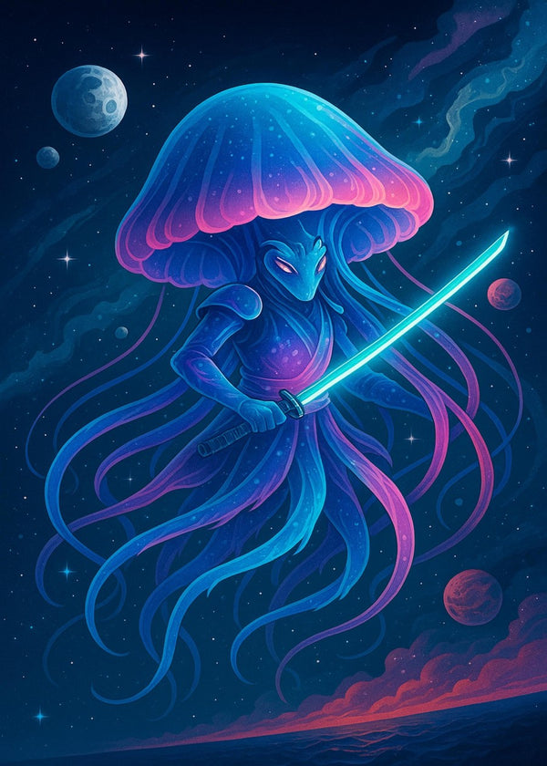 Cosmic Jellyfish Samurai