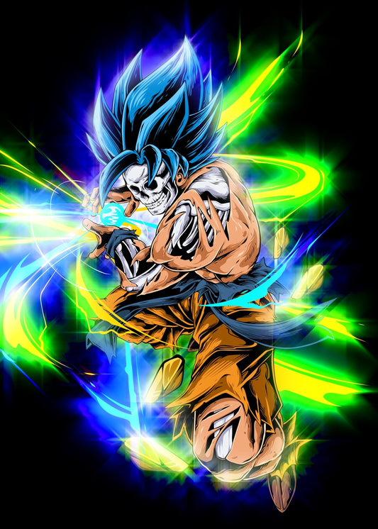 skeleton son goku