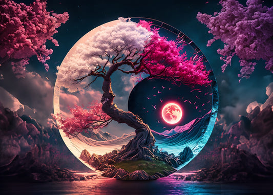 Zen Fantasy Night and Morning