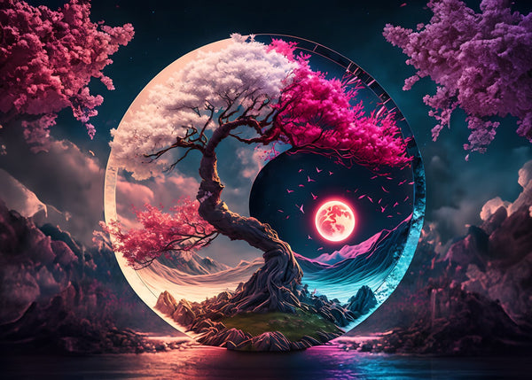 Zen Fantasy Night and Morning