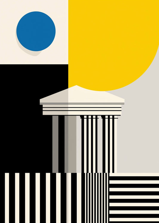Greece Illustration Minimalism