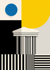 Greece Illustration Minimalism