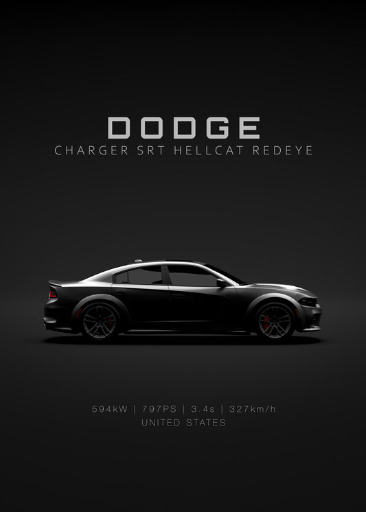 Dodge Charger SRT Hellcat RedE